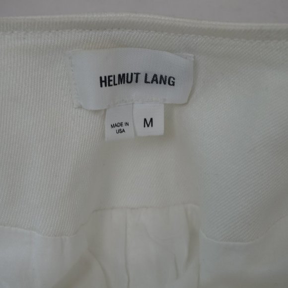 Helmut Lang Women's White Moto Jacket Size Medium - Picture 4 of 5